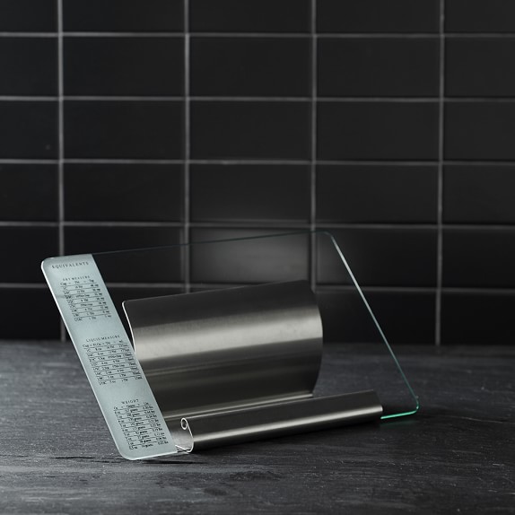 Glass & StainlessSteel Cookbook Holder Williams Sonoma