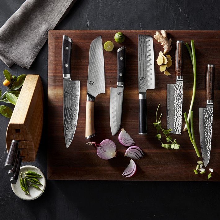 Shun Clic Hollow Ground Nakiri Knife Williams Sonoma