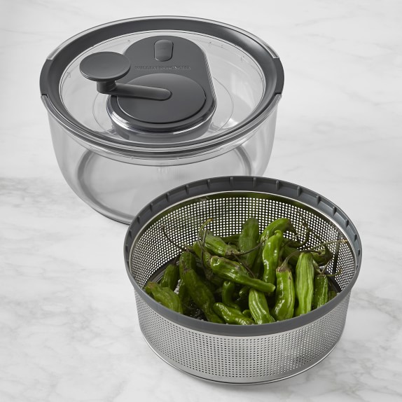Williams Sonoma StainlessSteel Salad Spinner Williams Sonoma
