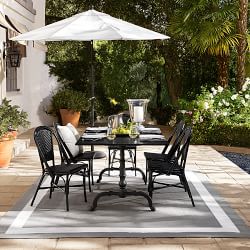 outdoor dining sets with umbrella small la coupole indooroutdoor dining table rectangular black granite top outdoor furniture williams sonoma outdoor dining sets with umbrella small la coupole indooroutdoor dining table rectangular black granite top outdoor furniture williams sonoma