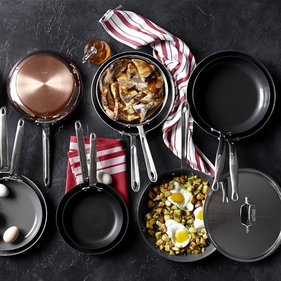 Williams Sonoma Professional Ceramic Nonstick Fry Pan Set Williams Sonoma Professional Ceramic Nonstick Fry Pan Set Saved View Larger Roll Over Image To Zoom