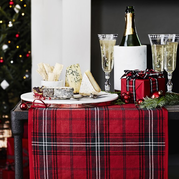 Classic Tartan Plaid Table Runner Williams Sonoma