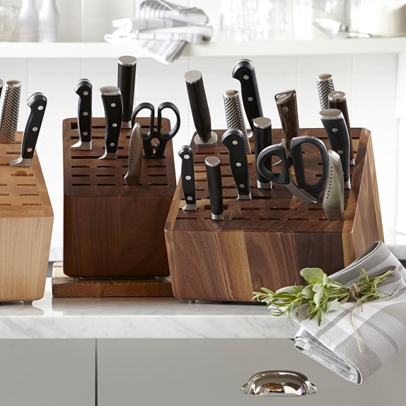 Williams Sonoma 22 Slot Knife Block Williams Sonoma 22 Slot Knife Block Maple Scroll To Next Item