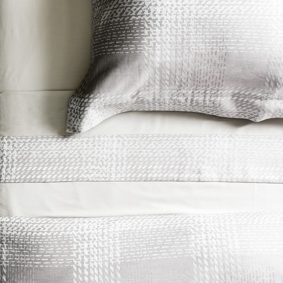 Houndstooth Jacquard Duvet Cover Shams Grey Williams Sonoma Scroll To Previous Item