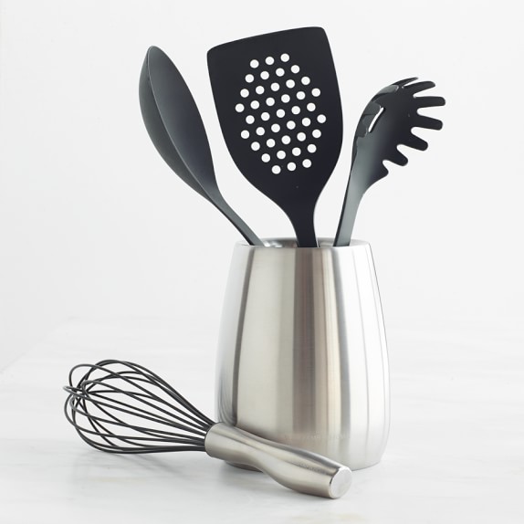 Williams Sonoma Signature Stainless Steel Utensil Holder Williams Sonoma