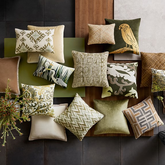 Pinto Suede Pillow Cover, Neutral Williams Sonoma