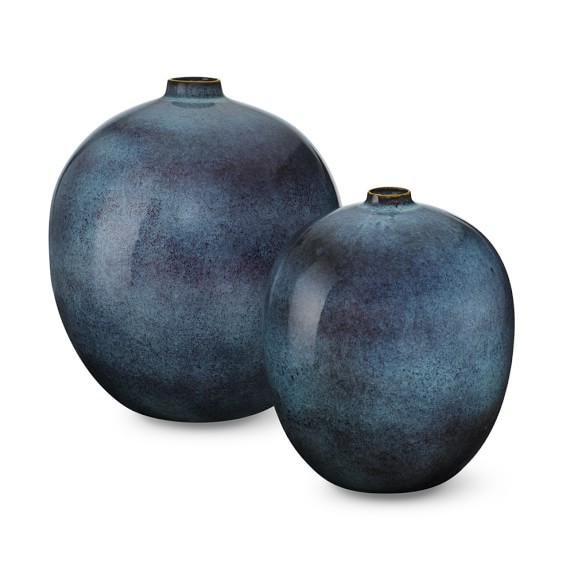 Indigo Reactive Glaze Vase Williams Sonoma