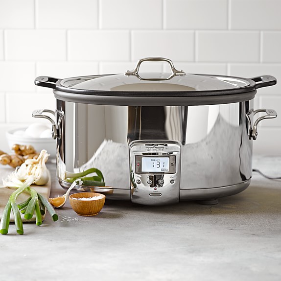 AllClad Deluxe Slow Cooker with CastAluminum Insert, 7Qt. Williams Sonoma