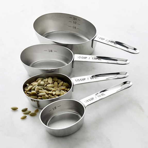 Williams Sonoma Stainless Steel Nesting Measuring Cups Spoons Sets Scroll To Previous Item