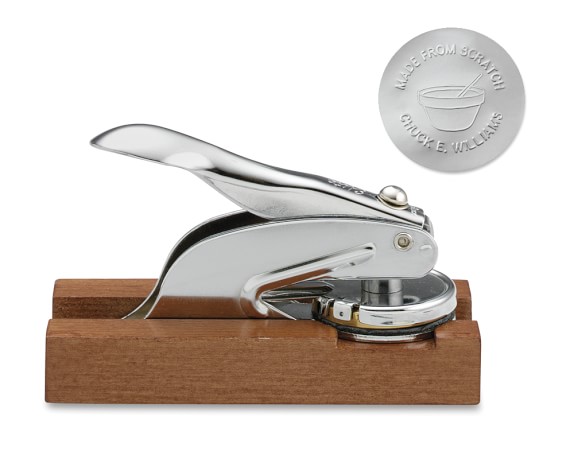 personal embosser with stand