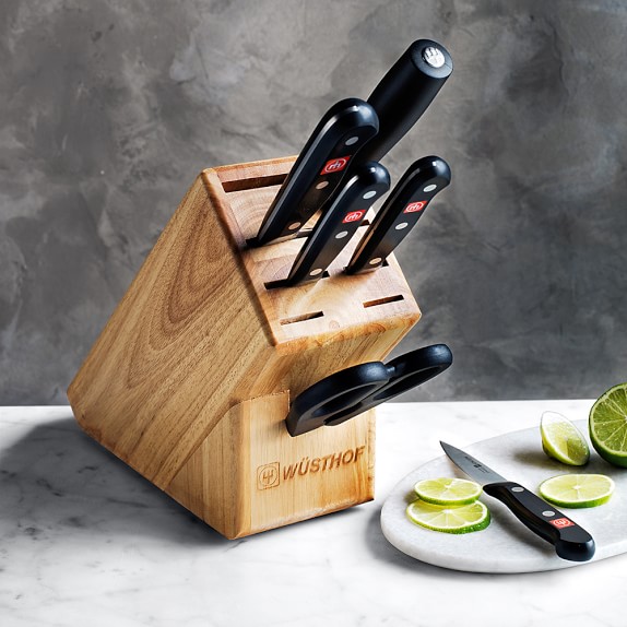 Wüsthof Gourmet 7-Piece Knife Block Set | Williams Sonoma