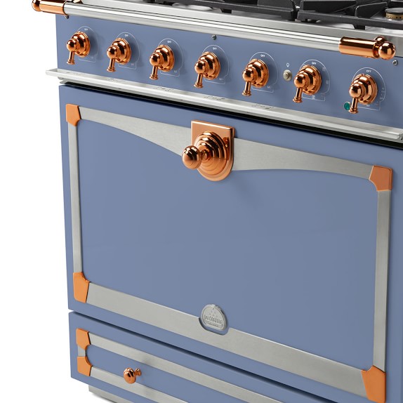 La Cornue Cornufé 90 Albertine Range Provence Blue Williams Sonoma Roll Over Image To Zoom