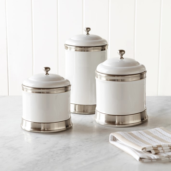 Williams Ceramic Canisters Set Of 3 Sonoma
