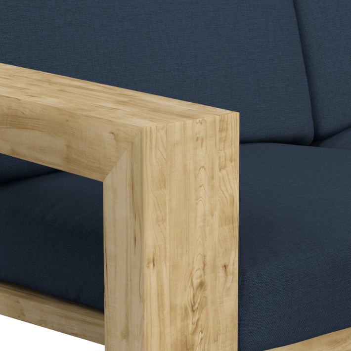 Larnaca Outdoor Teak Sofa 4 Seat Williams Sonoma