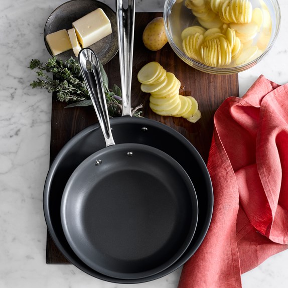All Clad Ns1 Nonstick Induction Fry Pan Set Of 2 Williams Sonoma All Clad Ns1 Nonstick Induction Fry Pan Set Of 2