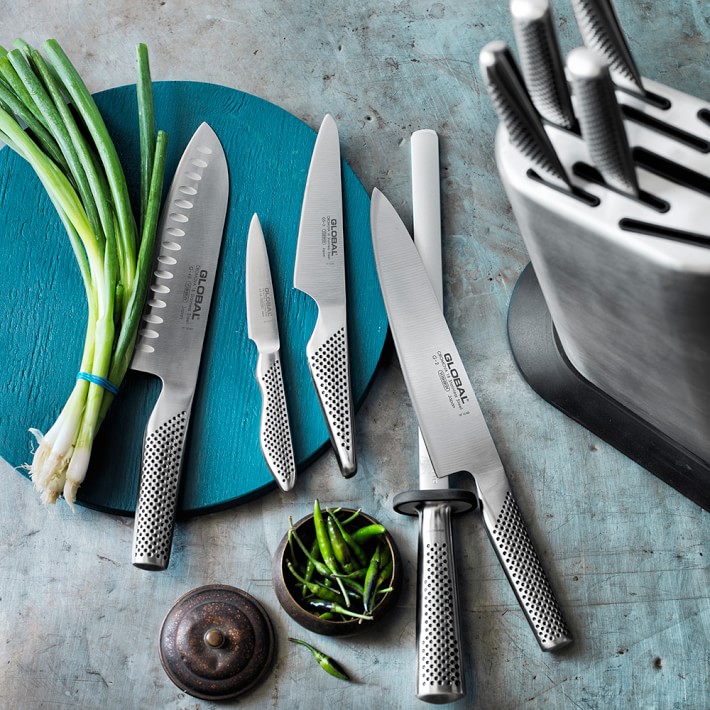 Global Clic 10 Piece Knife Block Set Williams Sonoma