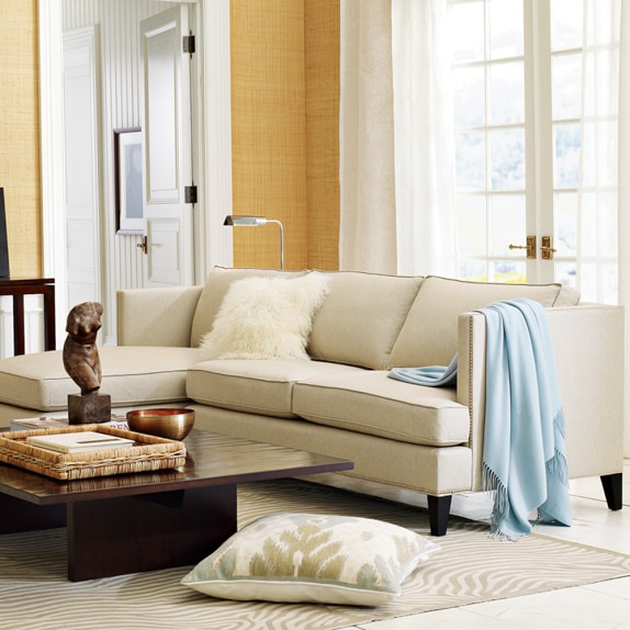 Hyde 2Piece Chaise Sectional, Left Williams Sonoma