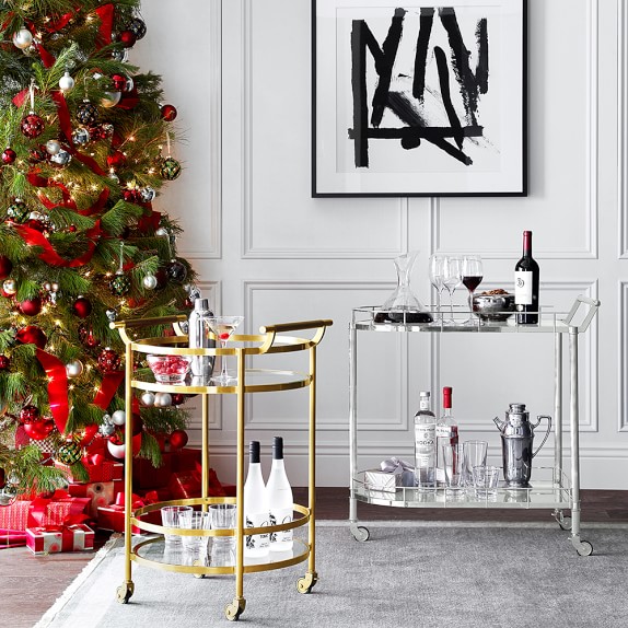 Traditional Bar Cart Williams Sonoma