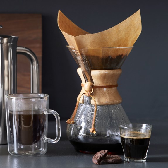 Chemex 10 Cup Pour Over Gl Coffee Maker With Wood Collar Chemex 10 Cup Pour Over Gl Coffee Maker With Wood Collar
