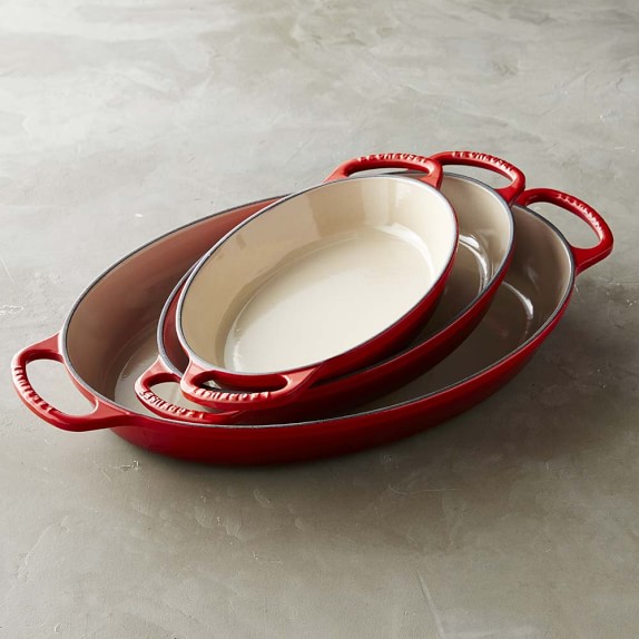 Le Creuset Cast Iron Oval Baker Williams Sonoma Le Creuset Cast Iron Oval Baker Saved View Larger Roll Over Image To Zoom
