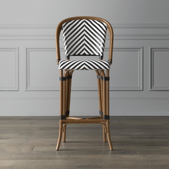 Parisian Bistro Woven Bar Stool Williams Sonoma