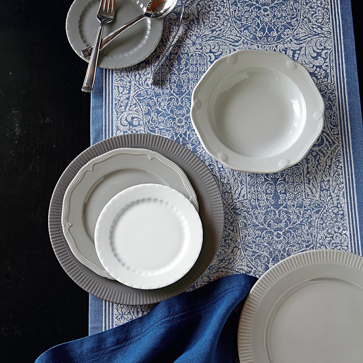 Pillivuyt Eclectique Dinnerware Place Setting Grey Williams Sonoma