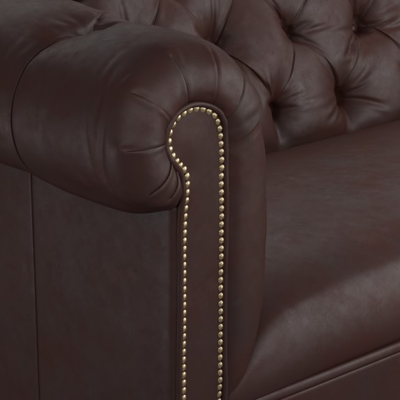 Bond Chesterfield Leather Sofa Williams Sonoma Scroll To Next Item