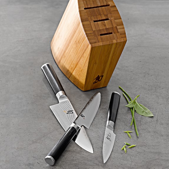 Shun Classic 4Piece Knife Block Set Williams Sonoma