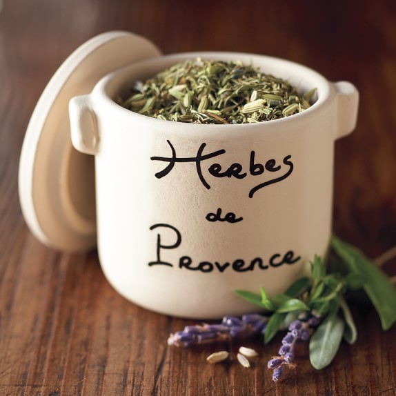 Herbes de Provence in Ceramic Crock Williams Sonoma