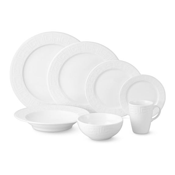 Pillivuyt Greek Key Dinnerware Collection Williams Sonoma