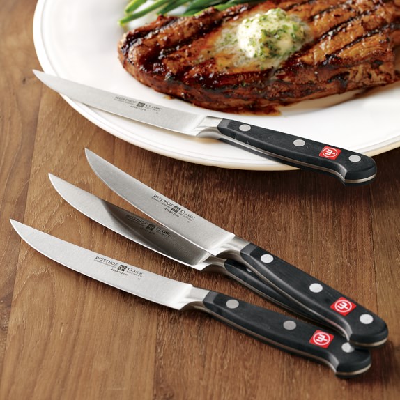 Wüsthof Classic 4Piece Steak Knife Set Williams Sonoma