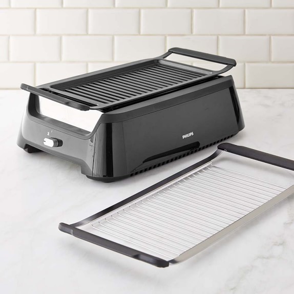 philips smoke less infrared grill with bbq steel wire grids