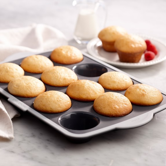 Trudeau Pro Silicone Muffin Pan, 12Well Williams Sonoma