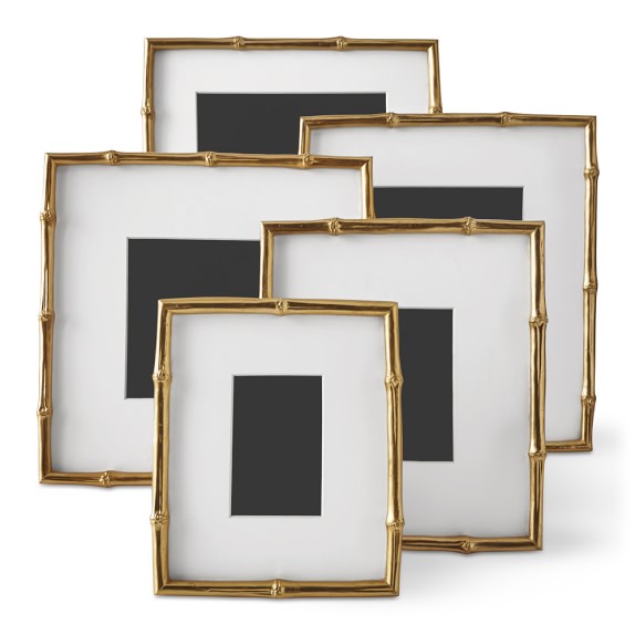 Aerin Gilded Bamboo Gallery Frame Williams Sonoma Scroll To Previous Item