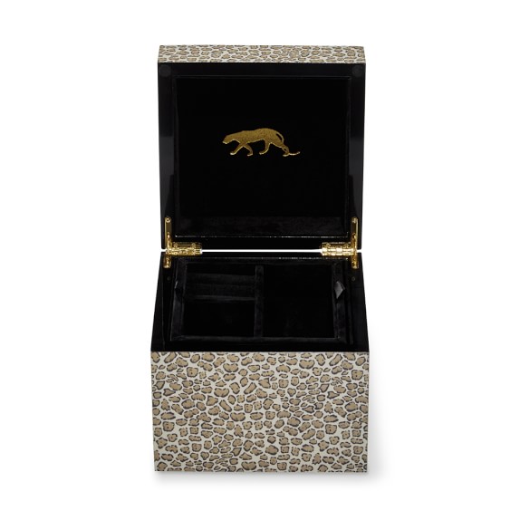 Printed Leopard Jewelry Box Williams Sonoma Roll Over Image To Zoom