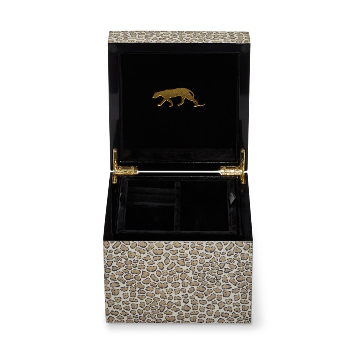 Printed Leopard Jewelry Box Williams Sonoma