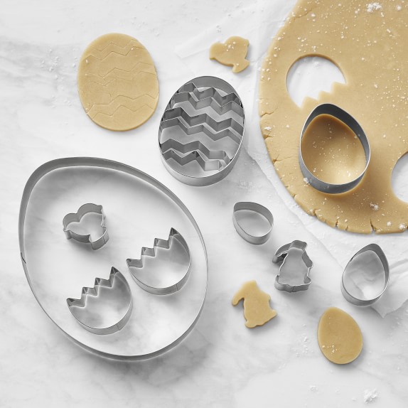 Easter Egg Tin with Cookie Cutter Set Williams Sonoma