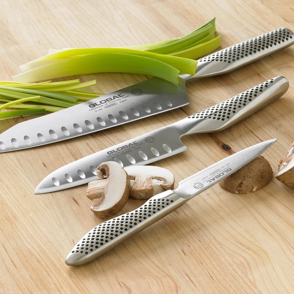 Global Classic 3Piece Master Chef Knife Set Williams Sonoma