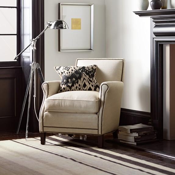 Saddle Blanket Variegated Striped Dhurrie Rug Williams Sonoma