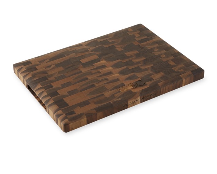 Williams Sonoma End Grain Cutting Board Walnut