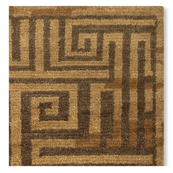 Desert Maze Hand Knotted Rug Williams Sonoma