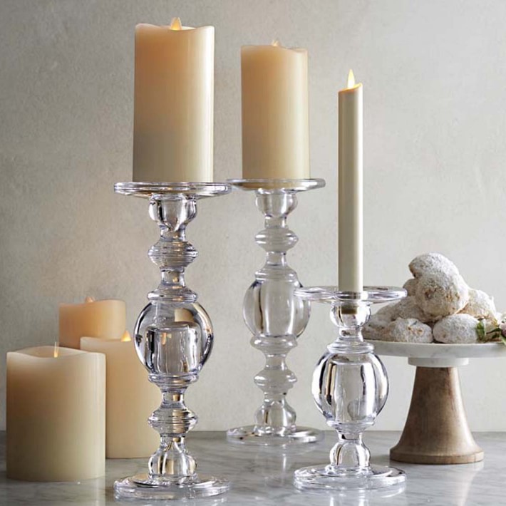 classic glass candlestick williams