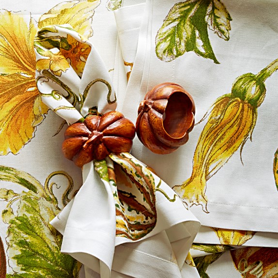 Pumpkin Napkin Ring Williams Sonoma