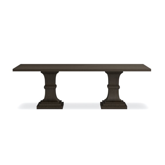 Double Pedestal Rectangular Dining Table Williams Sonoma Double Pedestal Rectangular Dining Table