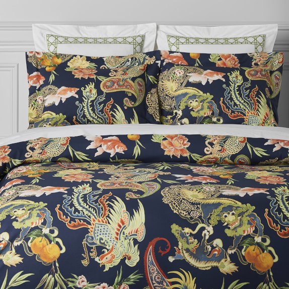 Luxury Duvet Covers Shams Williams Sonoma New Moon Printed Duvet Cover Shams