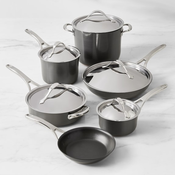 Anolon Nouvelle Copper HardAnodized 11Piece Cookware Set Williams