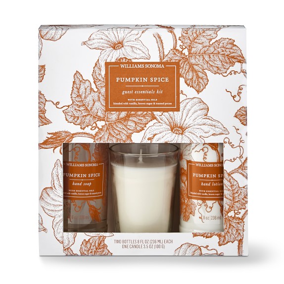 Williams Sonoma Pumpkin Spice Guest Set