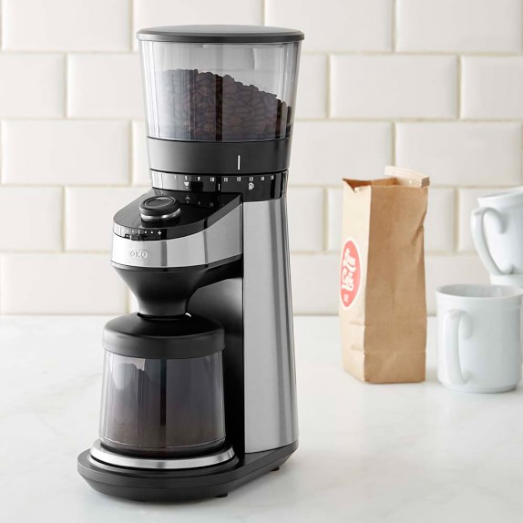 OXO On Conical Burr Grinder with Intelligent Scale Williams Sonoma