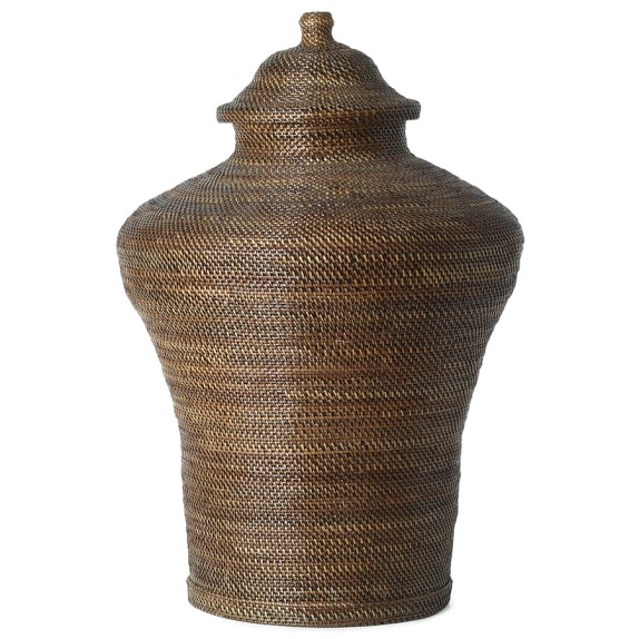 Nito Weave Ginger Jar Williams Sonoma