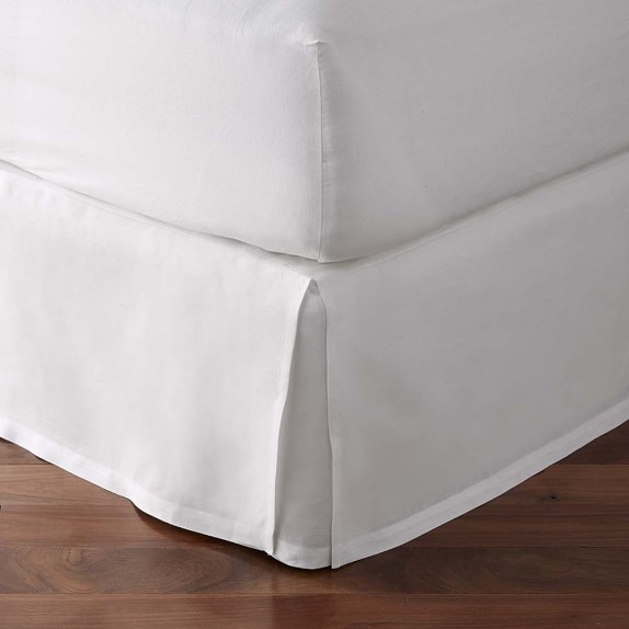 Signature Linen Bedskirt Williams Sonoma Signature Linen Bedskirt